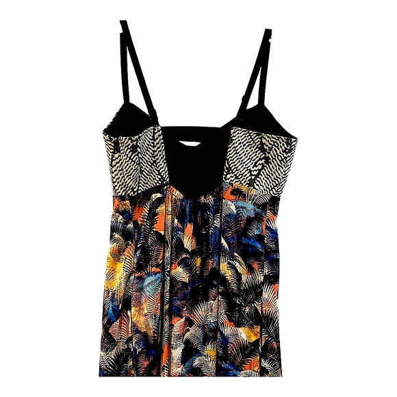 RACHEL ROY Keyhole back with Palm Trees and Sunsets Print Slip Cocktail Dress 6 - Picture 10 of 17